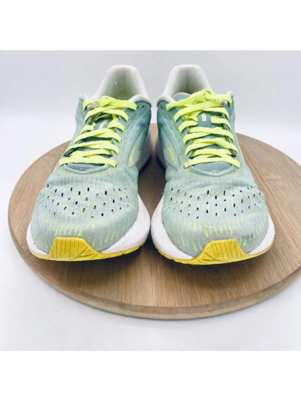 Brooks Hyperion Running Shoes Womens 8.5 Green Mesh Trail Trainers Sneakers Gym